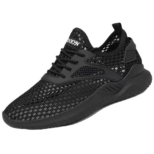 Men's Mesh Air-Permeable Lightweight Casual Shoes with Large Open Mesh, Summer Thin Mesh Sneakers with Hollow Design for Men