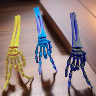 Halloween Funny 3D Movable Joints Creative Easter Popular Skull Hand Trendyy Creative Gift Customization