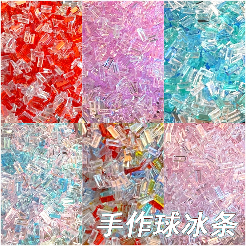 Ice Bar Handmade Ball Filling DIY Handmade Material Package Transparent Decorative Material Pinch Homemade Material
