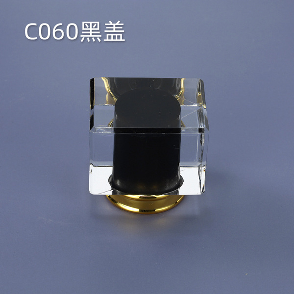transparent glass perfume
