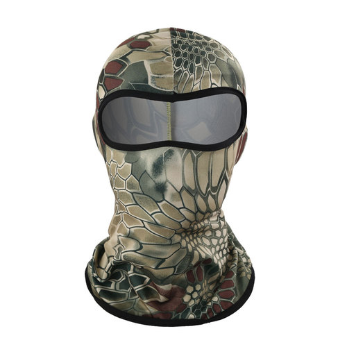 Cross-border Amazon bike snake pattern face mask outdoor sports ice silk sun protection neck cover one-piece headgear bonnet
