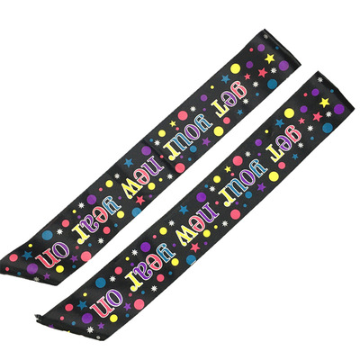Cross border birthday party Shoulder strap Europe and America new pattern birthday Shoulder strap star monolayer Etiquette with Makeup Clothes & Accessories prop
