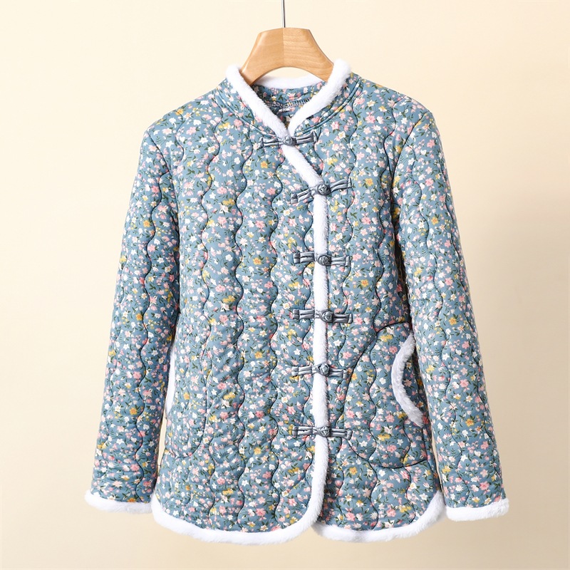 레이크 블루 퀼트 플레이트 버클