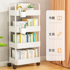 九小推車雙扶手置物落地零食書架廚房浴室衛生間多層可移動帶輪