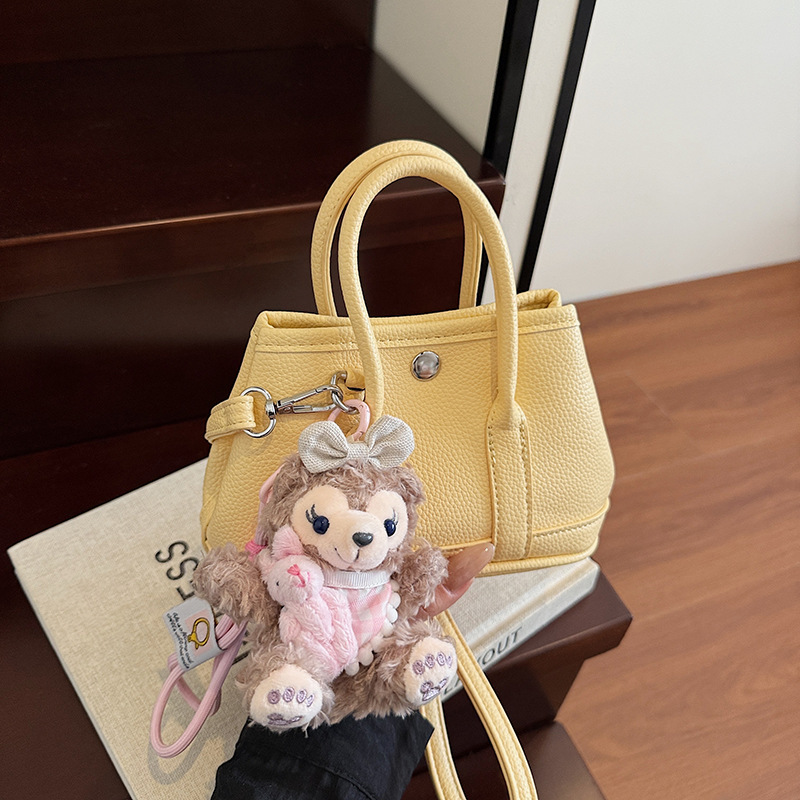 春夏の売れ筋ドーパミンカラー甘くてシンプルなポータブルバケットバッグ韓国風ファッション通勤多用途クロスボディレディースバッグ|undefined