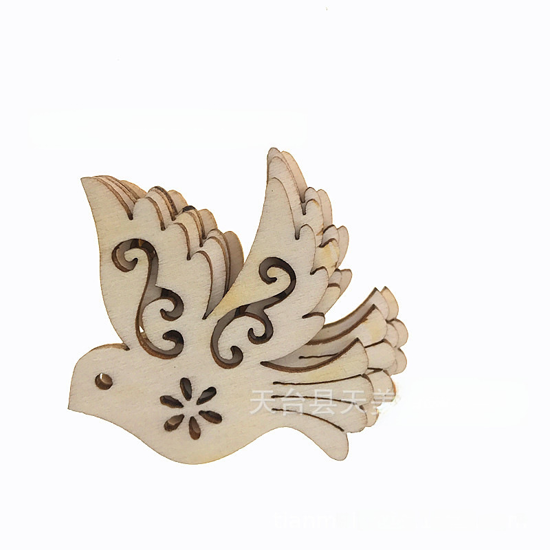 wooden creative painted pendant for early age handmade