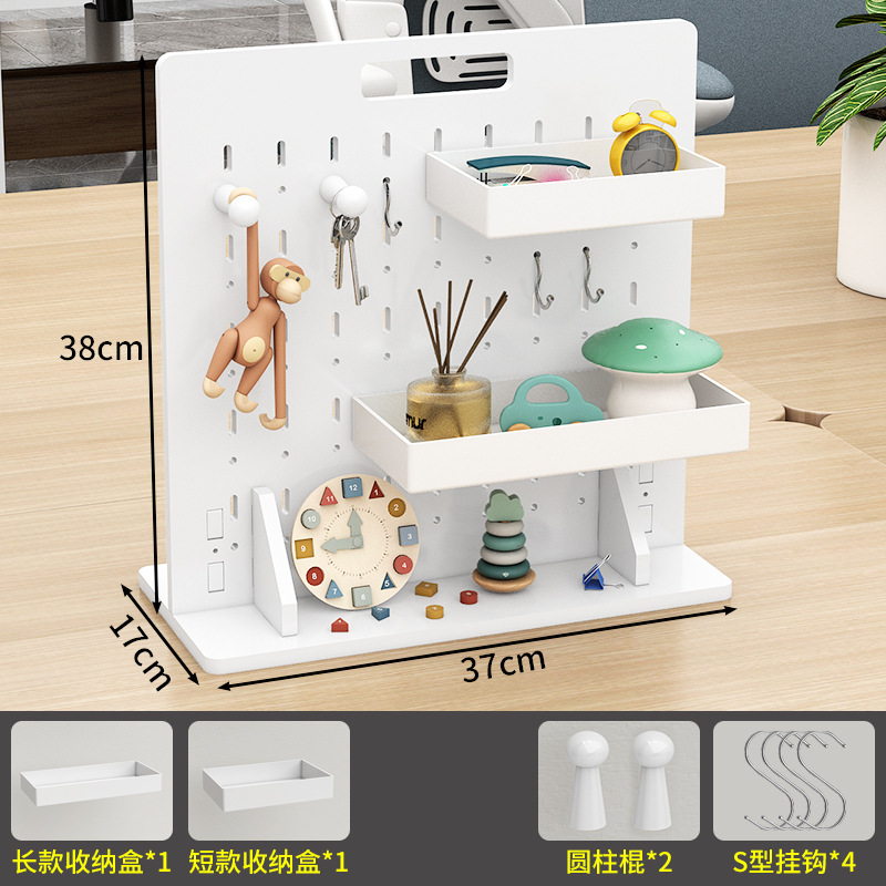 데스크탑 홀 보드 37*17*38 업그레이드 모델(수직 구멍)