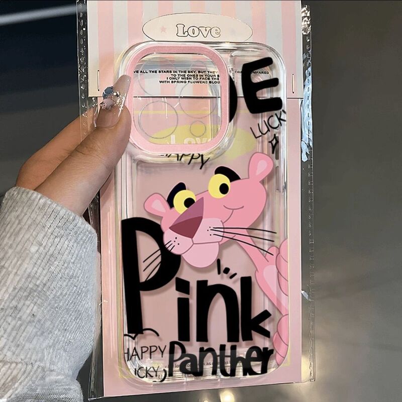 Cute Pink Leopard for Apple 15 16 Phone Case 15Pro Max 16Pro Space Case 11 New 16E