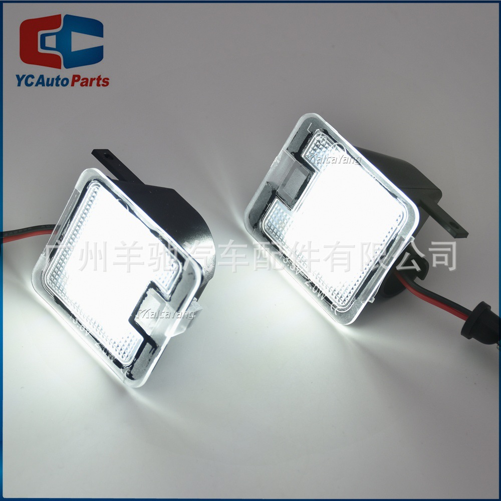 Aplicable a Ford S-Max Wing Tiger C-Max Focus MK3 automóvil LED bajo espejo retrovisor lámpara de suelo pozo de agua