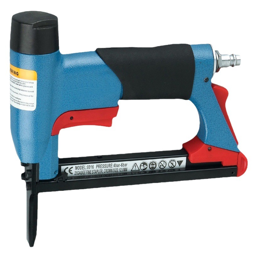 8016LN2-inch alargado boca grado industrial pistola de clavos de aire con compresor de aire de trabajo neumático código pistola de clavos estilo europeo