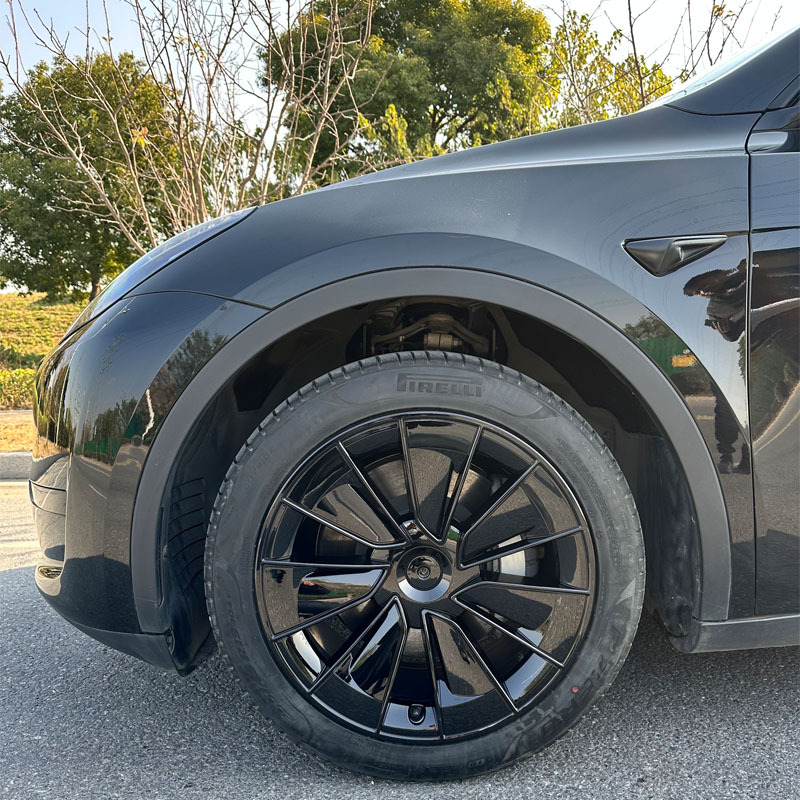 Suitable for Tesla ModelY curved speed wheel hub cover 19-inch wheel hub protective cover Y exterior decoration modification accessories