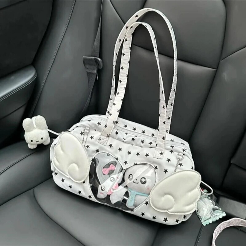 2D Angel Ita Bag Y2K Light Yabi Style Korean Star Print Concert Fan Shoulder Crossbody Doll Bag 2D Angel Ita Bag Y2K Light Yabi Style Korean Star Print Concert Fan Shoulder Crossbody Doll Bag