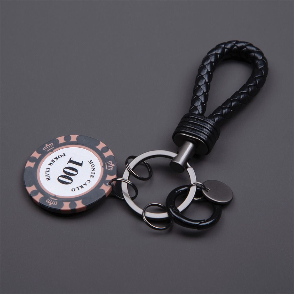 Chip Good Luck Woven Car Keychain Pendant Chain Backpack Decoration Couple High-end Sense Unisex Personality Trend_voghion.com