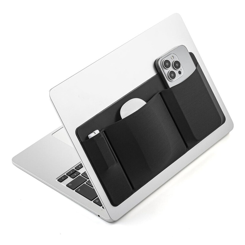 クロスボーダー新型ノートライカマウスステッカー高弾力無線マウスステッカー多ポケットパソコン部品収納袋|undefined