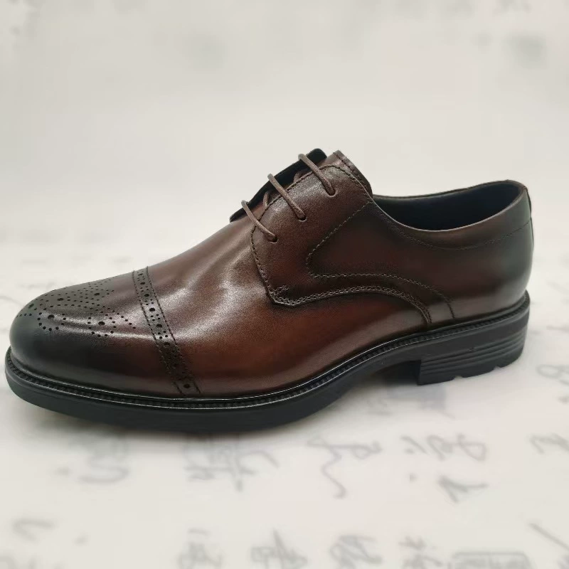 Высококачественная кожаная обувь мужской производитель новая черная обувь на шнуровке