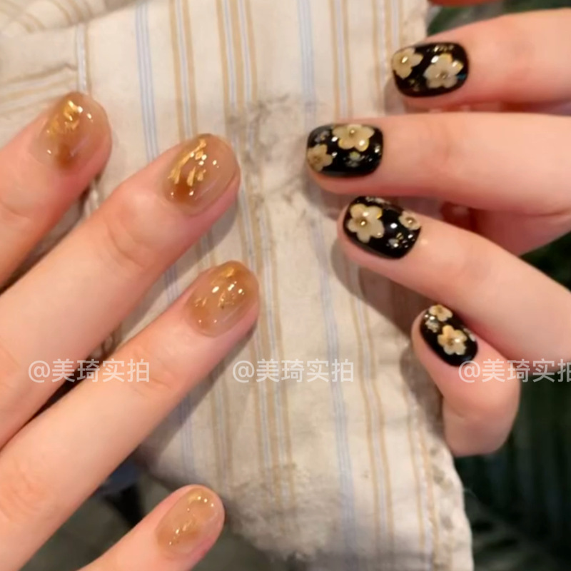 [Frida] Advanced Hand-painted Gold-plated Retro Floret Art Snob 289 Kit with Box