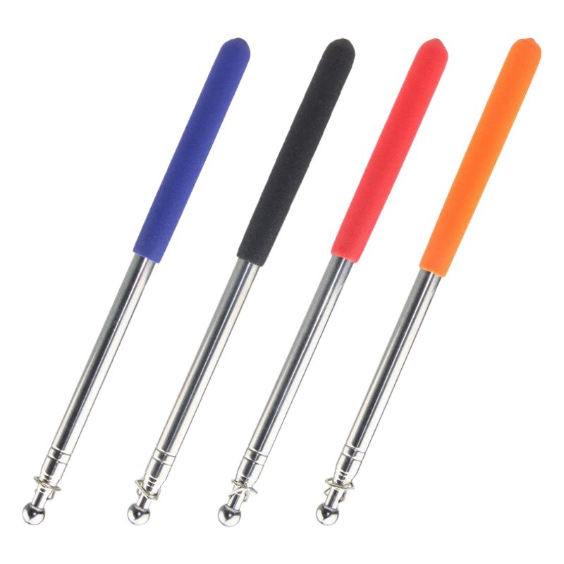 Указка-флагшток Fulike для гидов и преподавателей, телескопическая, из нержавеющей стали 1.36m (универсальная, для концертов) 2m