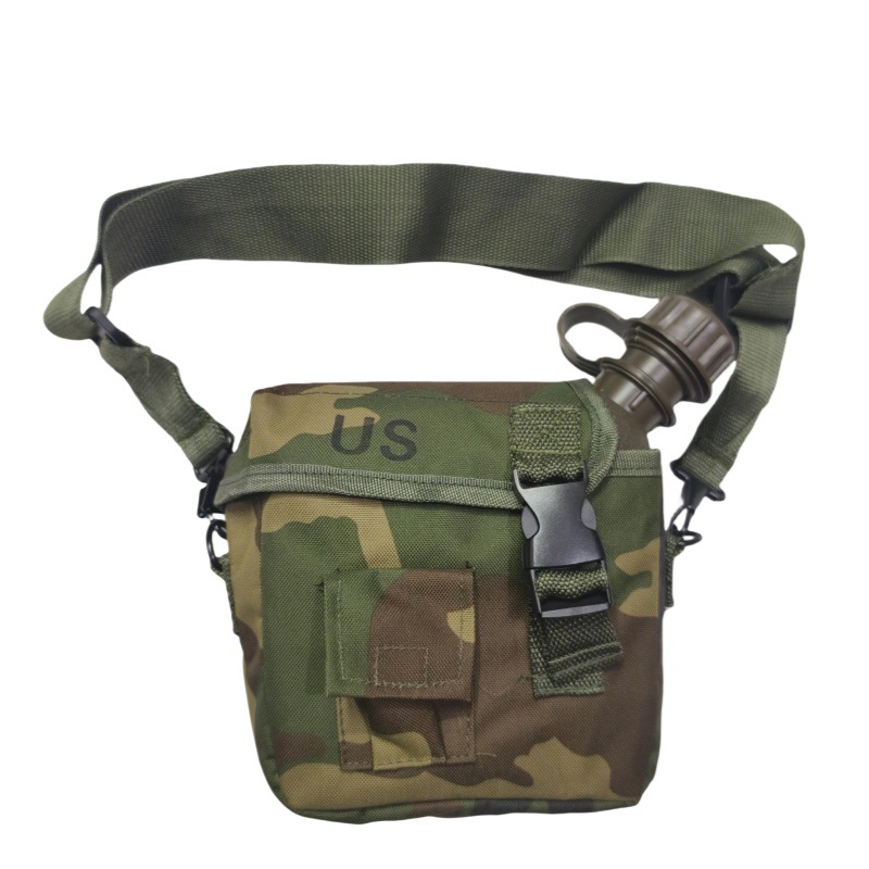 1.75L al aire libre camping tático de montaña EE.UU. cuadrado de gran capacidad de hombro camuflaje portátil campamento camp