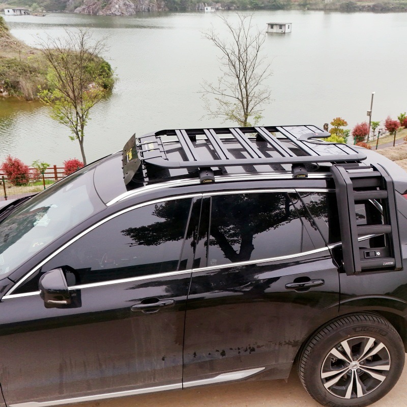 Xc60 Roof Rack Roof Frame Ladder School Bag Side Tent Equipment Box Roof Platform Ladder