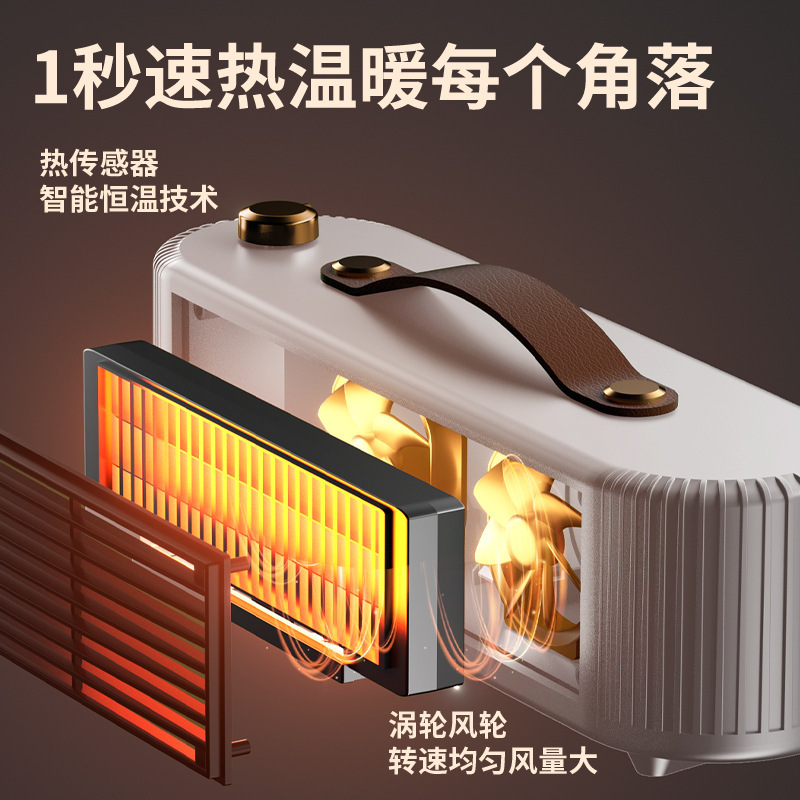跨境外贸立式PTC陶瓷发热取暖器小型卧室家用宿舍桌面节能暖风机|undefined