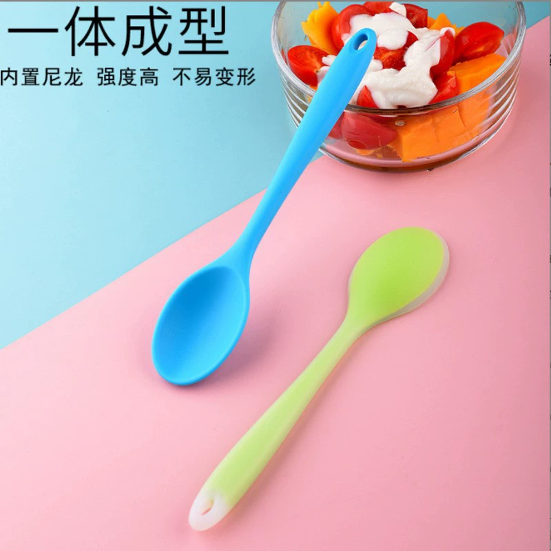 Silicone small kitchenware, children's spoon