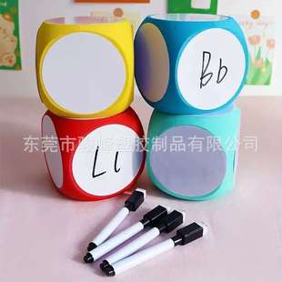 Eva Dice Large Erasable Sticker Dice Rounded Corner Educational Early Education Toy Dice Sticker Toy Dice