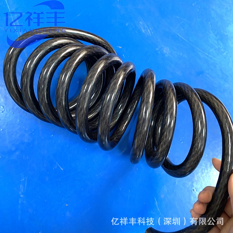粗大钢丝弹簧绳 船泊弹簧螺旋伸缩线缆