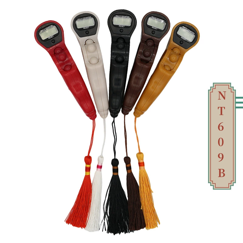 Счетчик шариков NT-609B с кнопкой сброса, окрашенный в аэрозоль, с подсветкой, цифровой, ручной