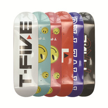 T-FIVE品牌新款专业板成人四轮双翘枫木男女初学者青少年公路滑板