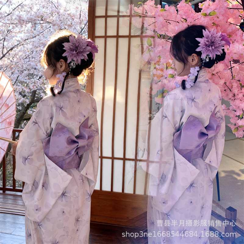 Photo Studio New Kimono Improved Retro Traditional Photo Photography Clothing God Yukata Japanese Style Girl Photo