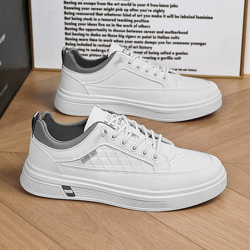 Летние тонкие повседневные спортивные мужские туфли без кружева, дышащие, модные, удобные и универсальные повседневные туфли на плоской подошве.