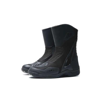 Yakus arcx-L60696 Autumn Black Motorcycle Riding Boots Racing Boots Long Distance Motorcycle Travel Waterproof Boots (Motorcycle Safety Supplies) - black-38