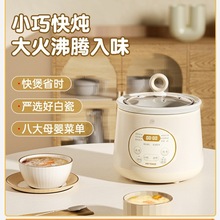 包郵新款電燉鍋快燉盅BB煲湯嬰兒1人寶寶小陶瓷內膽天際煮粥tonze