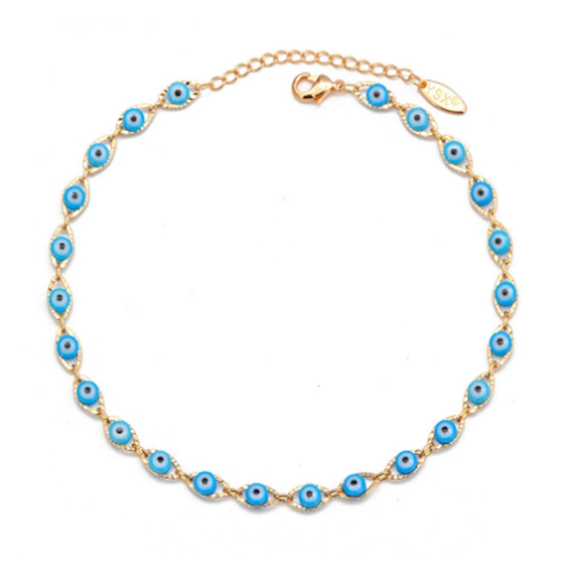 Fashionable ankle bracelet, beach accessory, European style, for import, simple and elegant design, high-quality style