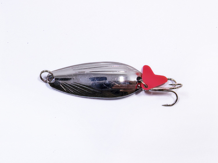 Shell sequin silver 13g/5.3cm