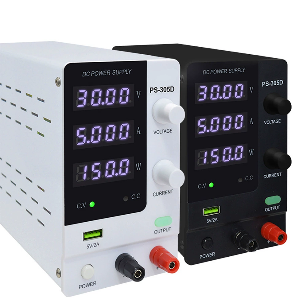 Регулируемый регулируемый постоянный ток-управляемый источник питания 30V5A высокоточный четырехразрядный дисплей для студентов экспериментального тестирования ремонта мобильного телефона