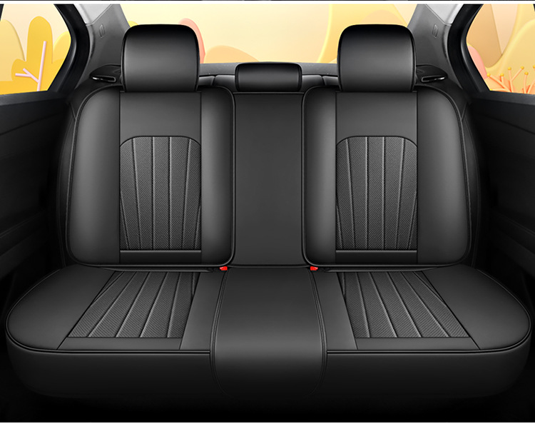 Car Seat Cushion Full Surround Leather New Model Car Seat Cover Universal for All Seasons Five-Seater Leather Special Seat Cushion Cover