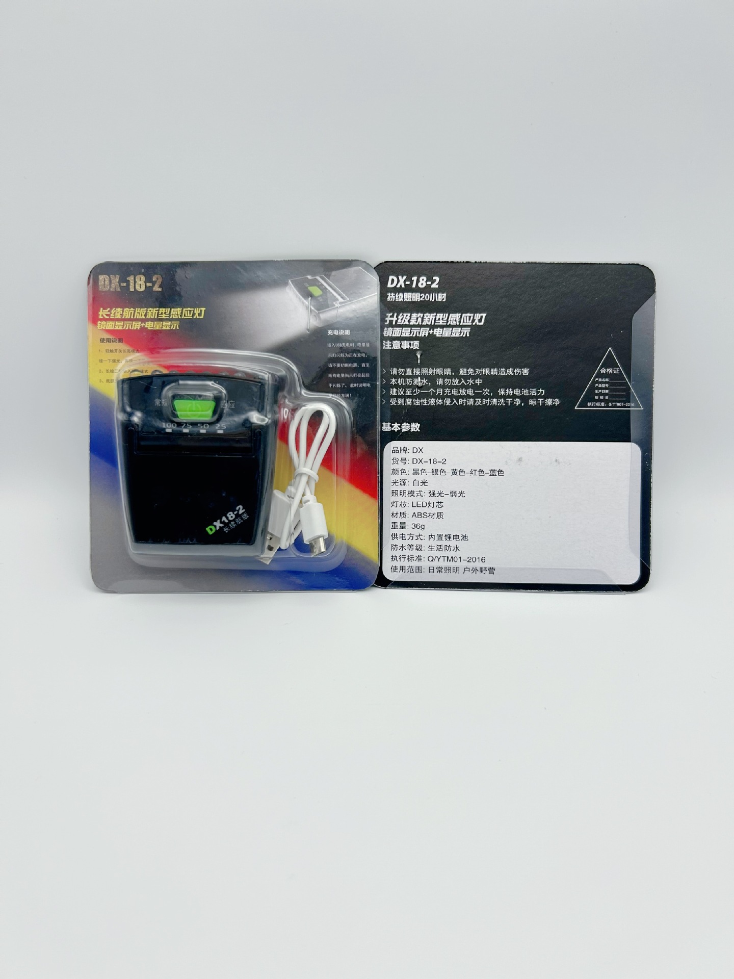 Linterna Frontal LED para Pesca con Batería de Larga Duración, Batería de Litio, Sensor, Clip para Gorra, Modelo de Carga USB, Especialmente Diseñada para Pesca Nocturna.