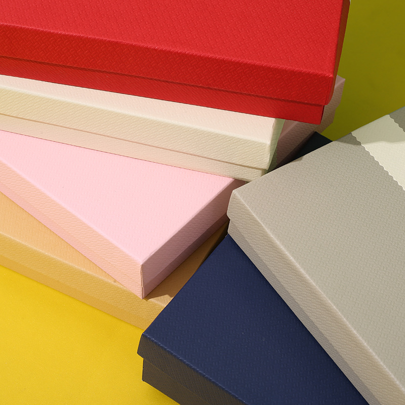 厂家批发新款天地盖复古牛皮纸项链手镯饰品包装礼盒详情3