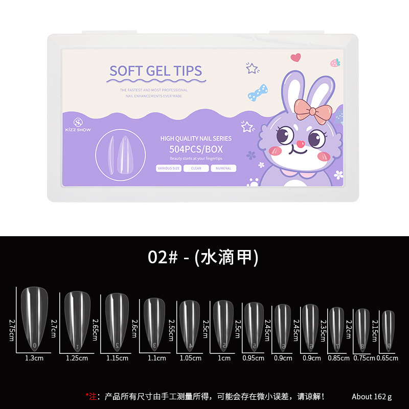 02 # gota de agua clavo (504 piezas)