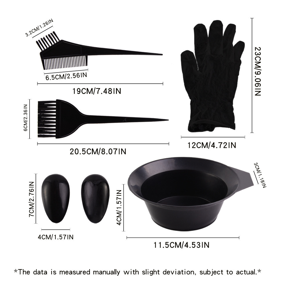 Herramientas de teñido de cabello, productos de cabello desechables, guantes de salón de peluquería, peines de teñido de cabello transfronterizos