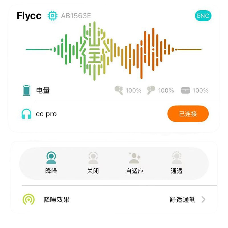 新款五代悦虎1563E顶配Pro2降噪耳机Flycc滑动音量蜂鸣音空间音频|undefined