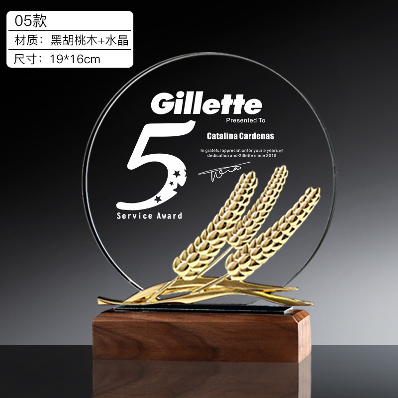 Trofeo de Cristal Creativo, Placa de Honor Personalizada, Trofeo de Competición, Recuerdo, Placa Conmemorativa, Medalla de Cristal Personalizada