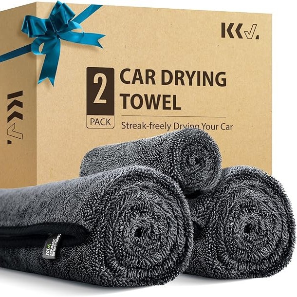 Transfronterizo trenza toalla de limpieza de automóviles toalla de absorción de secado rápido personalizada toalla de lavado de automóviles sin rastro de agua trenza