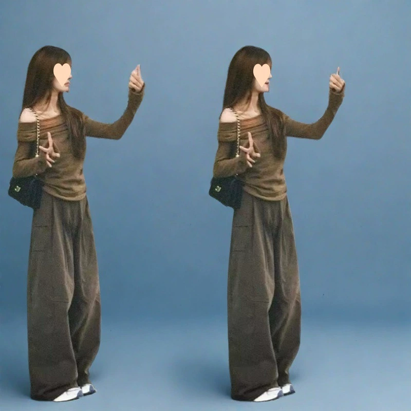 Французский темперамент нежный топы с широкими плечами