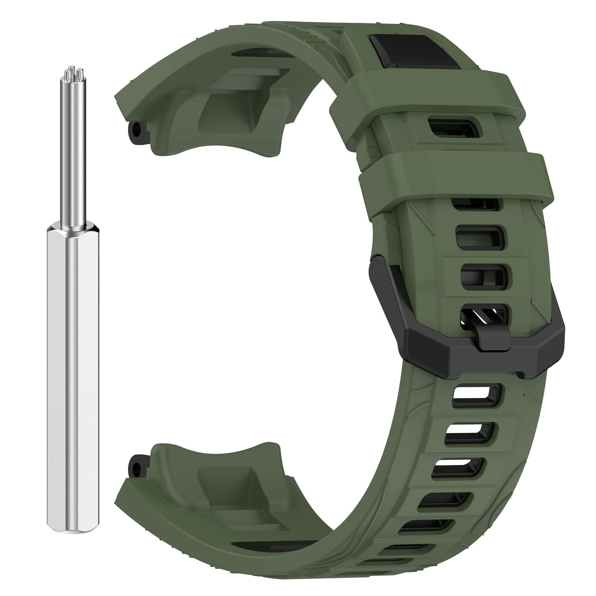 Силиконовый двухцветный ремешок для часов (Huami Amazfit T‑REX3), быстросъёмный, влагостойкий