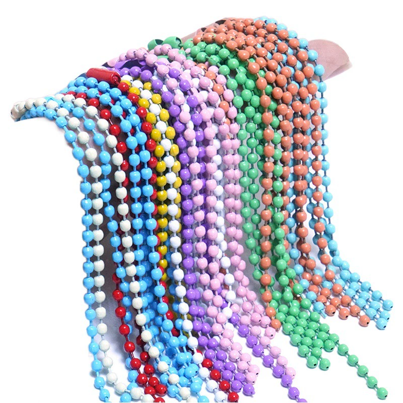 Цветная жемчужная цепь 10cm 12cm волнообразная цепь diy ювелирные аксессуары цепная краска