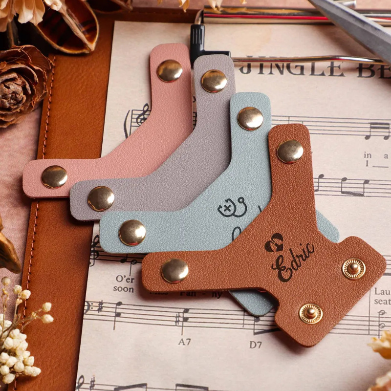 皮革听诊器ID标签姓名礼物 送给医学生护士毕业 RN礼品标签