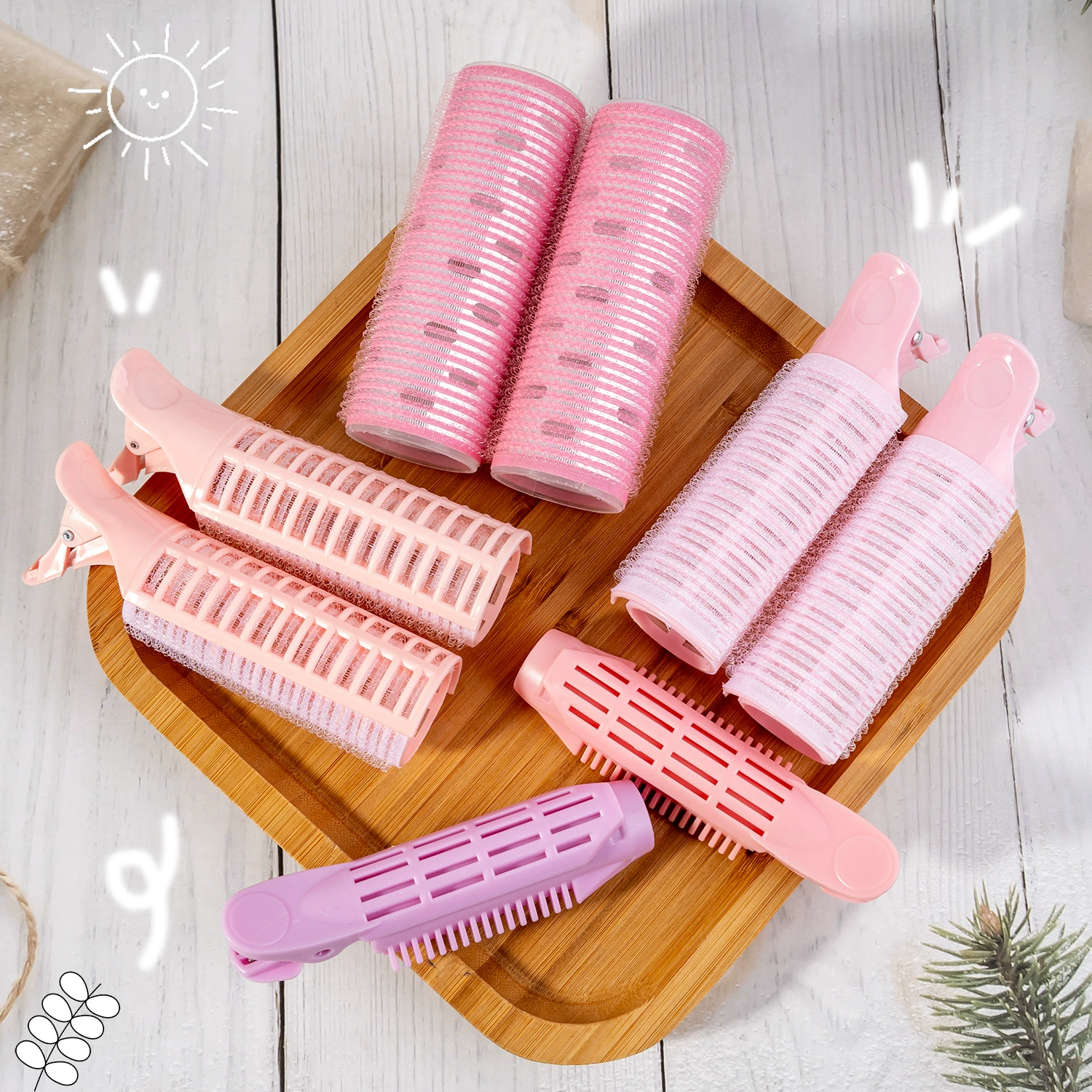 Новый дофаминовый цветной зажим для челки пушистый зажим Южная Корея ленивая заколка для волос голова корень волос Укладка Высокая черепная заколка для волос