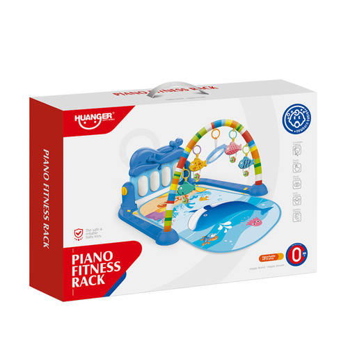 Cross-border best-selling Emperor's Baby Foot Piano Toy 0-1 year old newborn baby piano music fitness stand